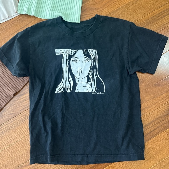 Graphic and Ribbed Tank Tops Set - Picture 5 of 5